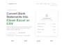 convert bank statements to excel CSV with python ocr